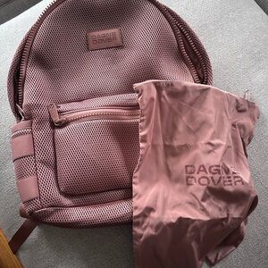 Dagne Dover large Dakota Air Mesh Backpack in Warm Dust